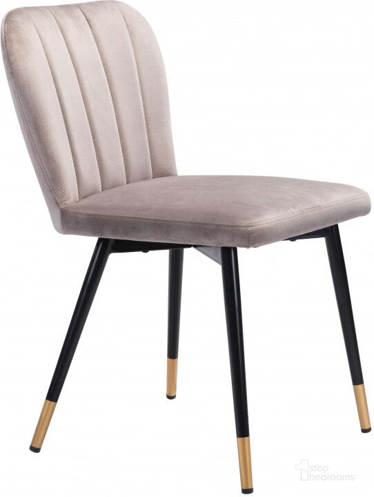 The appearance of Manchester Gray Dining Chair Set Of 2 designed by Zuo Modern in the modern / contemporary interior design. This gray piece of furniture  was selected by 1StopBedrooms from Manchester Collection to add a touch of cosiness and style into your home. Sku: 101710. Material: Steel. Product Type: Dining Chair. Image1