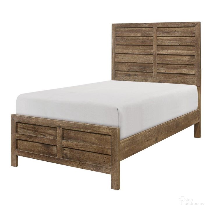 The appearance of Mandan Weathered Pine Twin Panel Bed designed by Homelegance in the transitional interior design. This brown piece of furniture  was selected by 1StopBedrooms from Mandan Collection to add a touch of cosiness and style into your home. Sku: 1910T-1;1910T-2;1910T-3. Bed Type: Panel Bed. Material: Wood. Product Type: Panel Bed. Bed Size: Twin. Image1