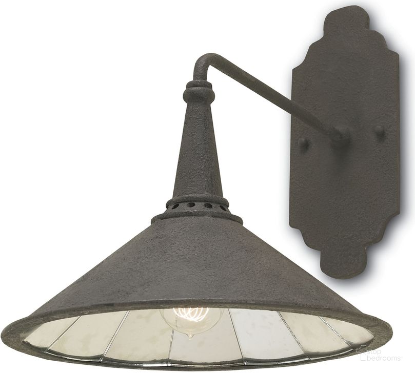 The appearance of Manuscript Black Wall Sconce designed by Currey & Company in the modern / contemporary interior design. This black piece of furniture  was selected by 1StopBedrooms from Manuscript Collection to add a touch of cosiness and style into your home. Sku: 5151. Product Type: Wall Sconce. Material: Metal/Glass. Image1