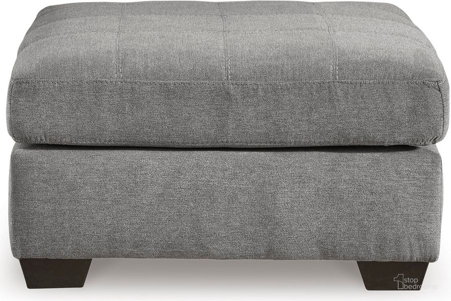 The appearance of Marelton Oversized Accent Ottoman In Gray designed by Signature Design by Ashley in the modern / contemporary interior design. This gray piece of furniture  was selected by 1StopBedrooms from Marleton Collection to add a touch of cosiness and style into your home. Sku: 5530508. Material: Fabric. Product Type: Ottoman. Image1