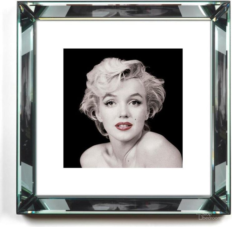 Marilyn Monroe Black And White Red Lips Art
