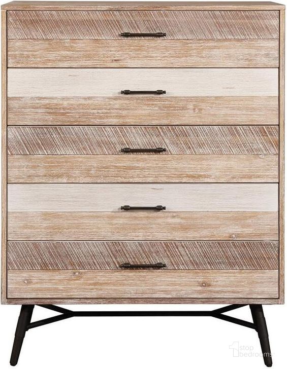 The appearance of Marlow Chest designed by Coaster in the modern / contemporary interior design. This  piece of furniture  was selected by 1StopBedrooms from Marlow Collection to add a touch of cosiness and style into your home. Sku: 215765. Material: Wood. Product Type: Chest. Image1
