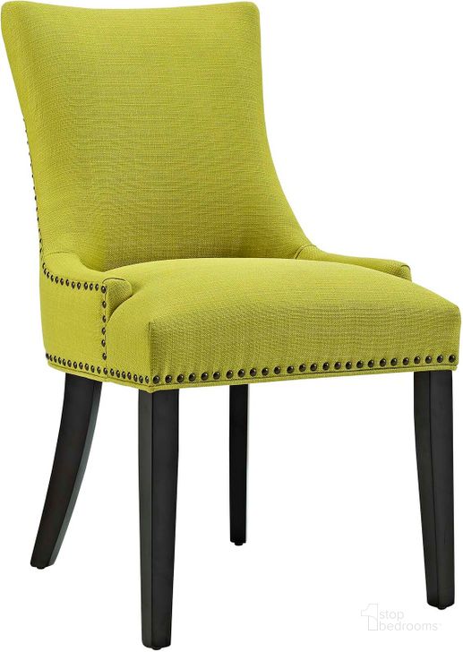 The appearance of Marquis Wheat Grass Fabric Dining Chair designed by Modway in the modern / contemporary interior design. This wheat grass piece of furniture  was selected by 1StopBedrooms from Marquis Collection to add a touch of cosiness and style into your home. Sku: EEI-2229-WHE. Material: Wood. Product Type: Dining Chair. Image1