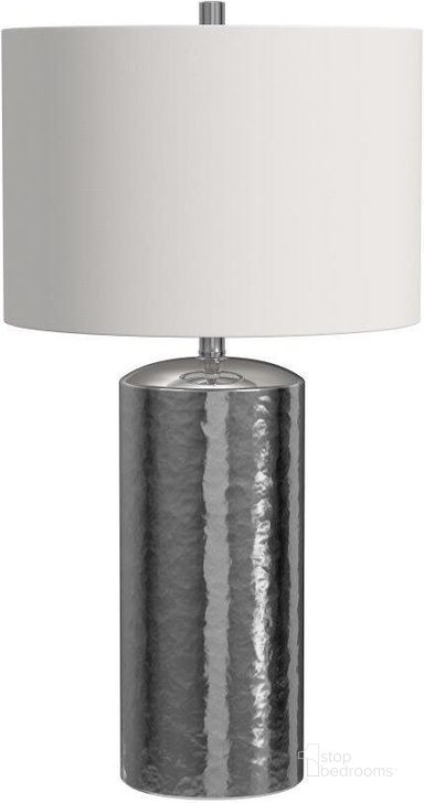 The appearance of Marta Silver Table Lamp designed by Bassett Mirror Company in the transitional interior design. This silver piece of furniture  was selected by 1StopBedrooms from Marta Collection to add a touch of cosiness and style into your home. Sku: L3920TEC. Product Type: Table Lamp.