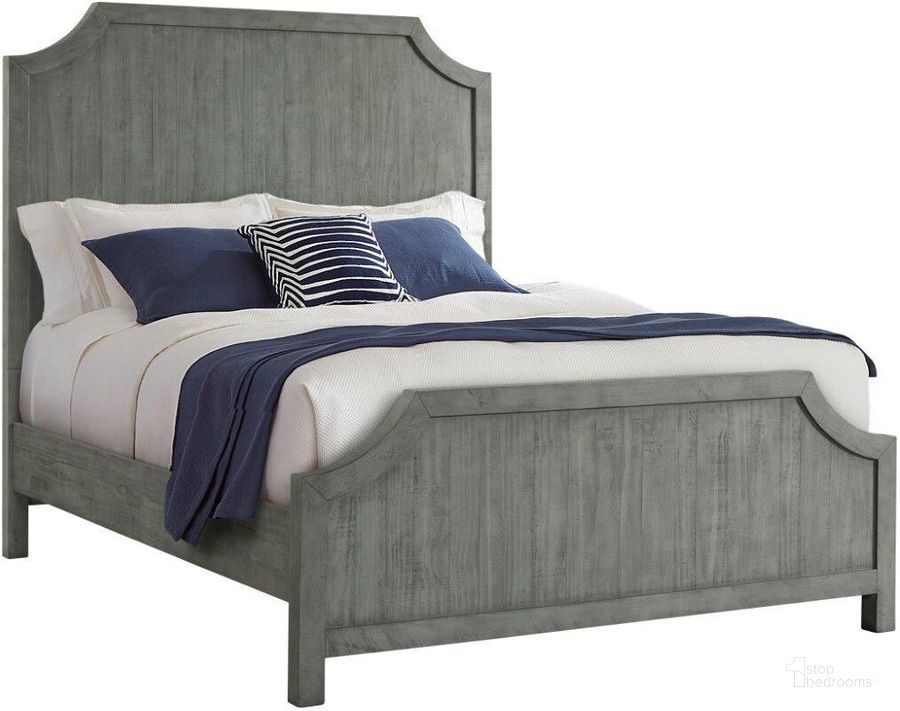 The appearance of Martin Svensson Home Beach House King Panel Bed In Dove Grey designed by Martin Svensson Home in the coastal interior design. This dove grey piece of furniture  was selected by 1StopBedrooms from Beach House Collection to add a touch of cosiness and style into your home. Sku: 68041B. Bed Type: Panel Bed. Material: Wood. Product Type: Panel Bed. Bed Size: King. Image1