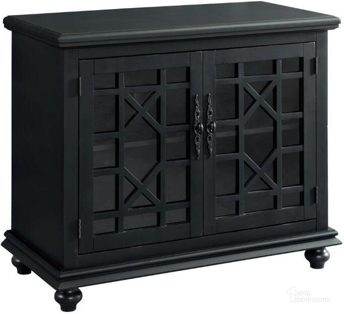 The appearance of Martin Svensson Home Cassandra Small Spaces Tv Stand designed by Martin Svensson Home in the traditional interior design. This antique black piece of furniture  was selected by 1StopBedrooms from Elegant Collection to add a touch of cosiness and style into your home. Sku: 91032. Product Type: TV Stand. Material: MDF. Image1
