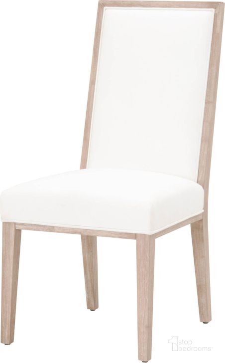 The appearance of Martin Traditions Natural Gray Dining Chair Set of 2 designed by Essentials For Living in the transitional interior design. This gray piece of furniture  was selected by 1StopBedrooms from Traditions Collection to add a touch of cosiness and style into your home. Sku: 6008.NG/LPPRL. Material: Fabric. Product Type: Dining Chair. Image1