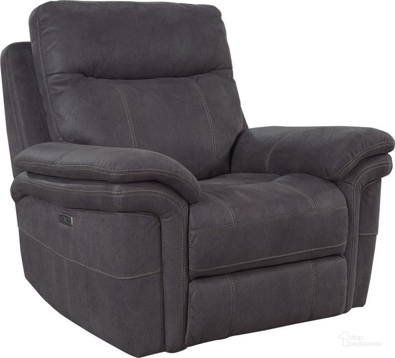 The appearance of Mason Charcoal Power Recliner designed by Parker House in the modern / contemporary interior design. This charcoal piece of furniture  was selected by 1StopBedrooms from Mason Collection to add a touch of cosiness and style into your home. Sku: MMA#812PH-CHA. Product Type: Recliner. Image1