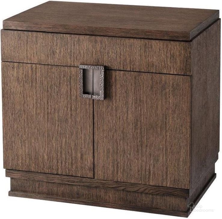 The appearance of Matteo Nightstand 6005-599.C118 designed by Theodore Alexander in the transitional interior design. This  piece of furniture  was selected by 1StopBedrooms from Isola Collection to add a touch of cosiness and style into your home. Sku: 6005-599.C118. Material: Wood. Product Type: Nightstand.