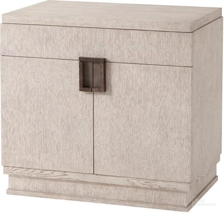The appearance of Matteo Nightstand 6005-599.C119 designed by Theodore Alexander in the transitional interior design. This  piece of furniture  was selected by 1StopBedrooms from Isola Collection to add a touch of cosiness and style into your home. Sku: 6005-599.C119. Material: Wood. Product Type: Nightstand.