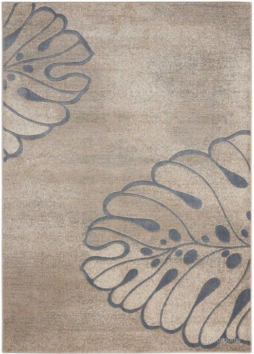 The appearance of Maxell Beige 8 X 11 Area Rug designed by Nourison in the modern / contemporary interior design. This beige piece of furniture  was selected by 1StopBedrooms from Maxell Collection to add a touch of cosiness and style into your home. Sku: 99446335135. Material: Polyester. Product Type: Area Rugs. Image1