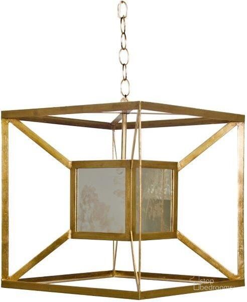 The appearance of Maxwell Gold Leaf Iron Box Chandelier Pendant designed by Worlds Away in the modern / contemporary interior design. This gold piece of furniture  was selected by 1StopBedrooms from Maxwell Collection to add a touch of cosiness and style into your home. Sku: MAXWELL AMG. Material: Metal. Product Type: Pendant Lighting.