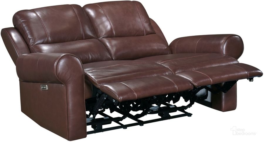 The appearance of Mccall Power Double Reclining Love Seat with Power Headrests In Brown designed by Homelegance in the traditional interior design. This brown piece of furniture  was selected by 1StopBedrooms from McCall Collection to add a touch of cosiness and style into your home. Sku: 8546BR-2PWH. Material: Faux Leather. Product Type: Reclining Loveseat. Image1