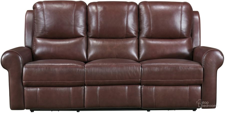 The appearance of Mccall Power Double Reclining Sofa with Power Headrests In Brown designed by Homelegance in the traditional interior design. This brown piece of furniture  was selected by 1StopBedrooms from McCall Collection to add a touch of cosiness and style into your home. Sku: 8546BR-3PWH. Material: Faux Leather. Product Type: Reclining Sofa. Image1