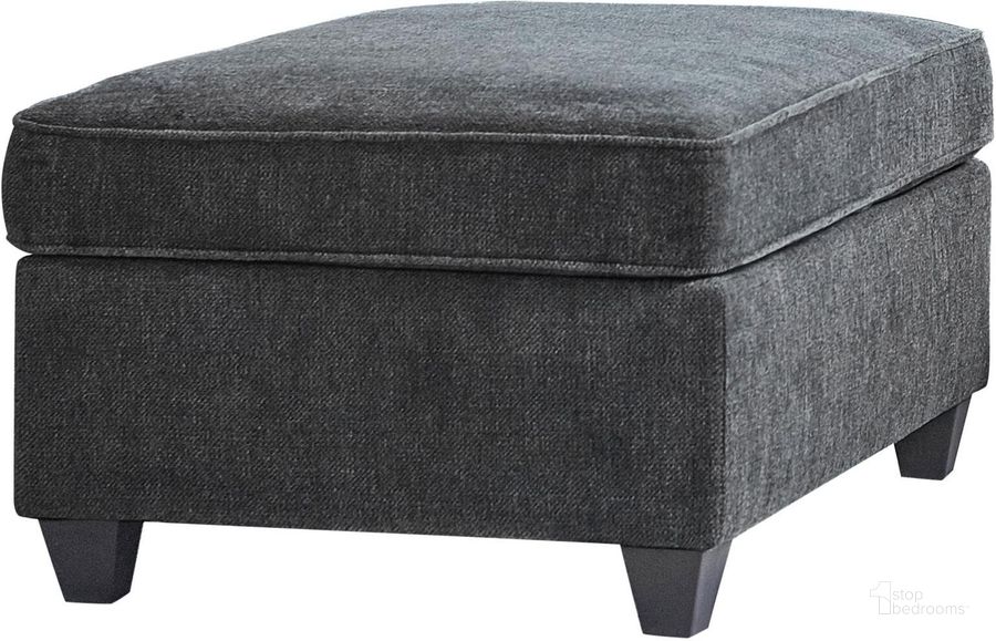 The appearance of Mccord Dark Grey Ottoman designed by Coaster in the transitional interior design. This gray piece of furniture  was selected by 1StopBedrooms from Mccord Collection to add a touch of cosiness and style into your home. Sku: 509348. Product Type: Ottoman. Material: Plastic. Image1