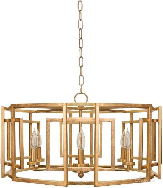 The appearance of Mckenzie Gold Leaf Square Motif Drum 6 Arm Chandelier designed by Worlds Away in the modern / contemporary interior design. This gold piece of furniture  was selected by 1StopBedrooms from Mckenzie Collection to add a touch of cosiness and style into your home. Sku: MCKENZIE G. Material: Metal. Product Type: Chandelier.