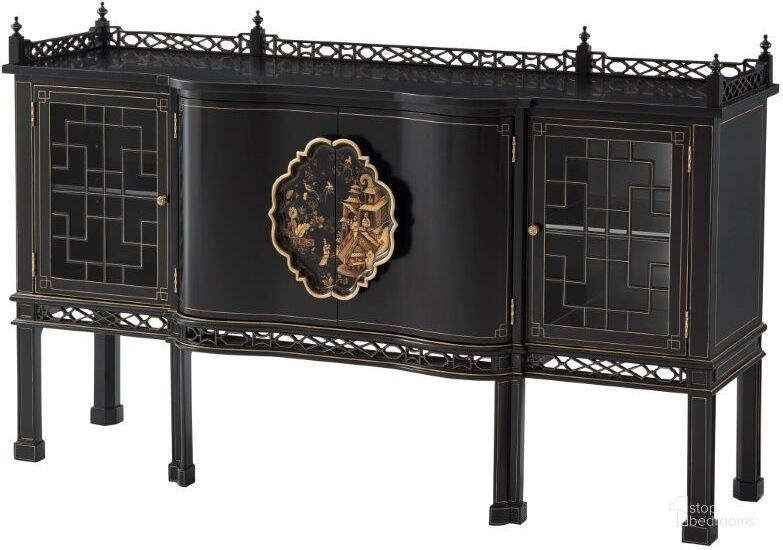 The appearance of Medallion Sideboard designed by Theodore Alexander in the traditional interior design. This  piece of furniture  was selected by 1StopBedrooms from Althorp Living History Collection to add a touch of cosiness and style into your home. Sku: AL61090. Material: Wood. Product Type: Side Board.