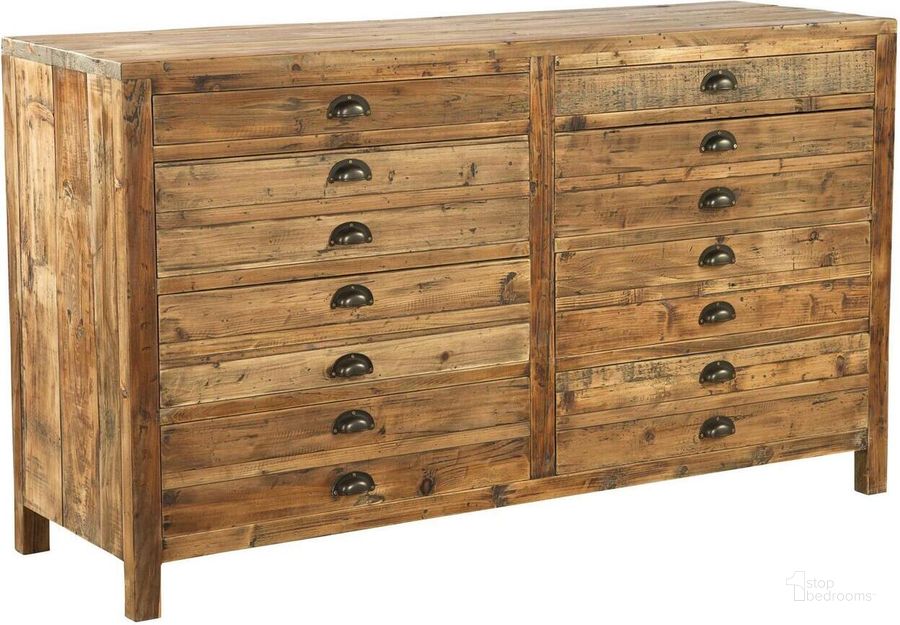 The appearance of Medium Apothecary Chest 71169 designed by Furniture Classics in the rustic / southwestern interior design. This  piece of furniture  was selected by 1StopBedrooms from Medium Collection to add a touch of cosiness and style into your home. Sku: 71169. Material: Wood. Product Type: Chest. Image1