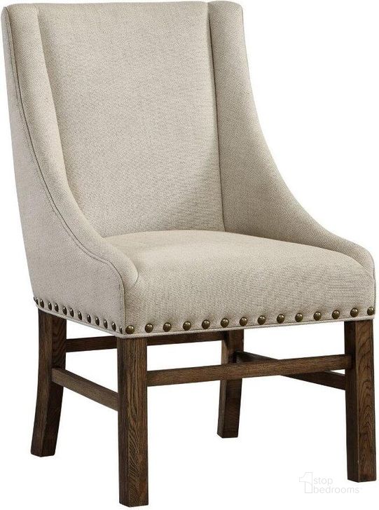 The appearance of Medium Brown Chatter Accent Dining Chair designed by Coast to Coast in the modern / contemporary interior design. This white piece of furniture  was selected by 1StopBedrooms from  to add a touch of cosiness and style into your home. Sku: 48225. Material: Wood. Product Type: Dining Chair. Image1