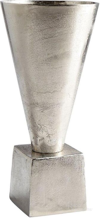 The appearance of Mega Raw Nickel Small Vase designed by Cyan Design in the modern / contemporary interior design. This silver piece of furniture  was selected by 1StopBedrooms from Mega Collection to add a touch of cosiness and style into your home. Sku: 08904. Material: Aluminum. Product Type: Vase.