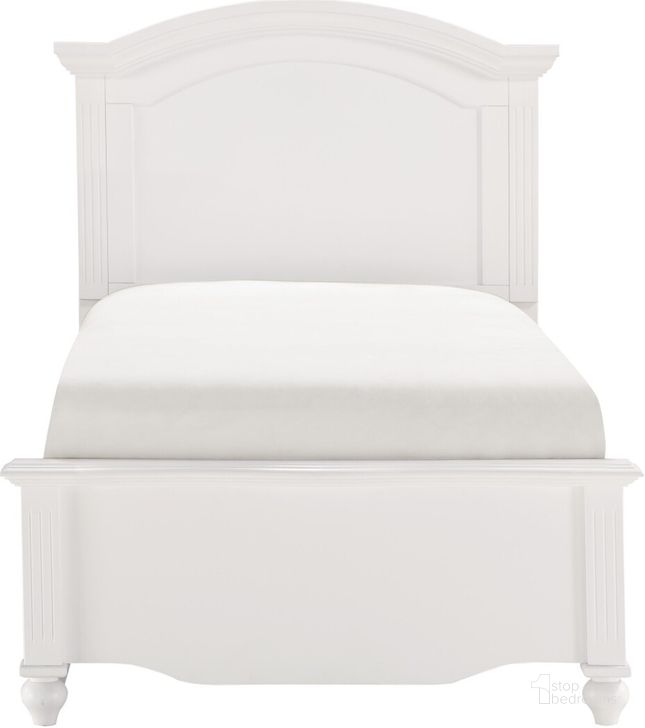 The appearance of Meghan White Full Panel Bed designed by Homelegance in the transitional interior design. This white piece of furniture  was selected by 1StopBedrooms from Meghan Collection to add a touch of cosiness and style into your home. Sku: 2058WHF-1;2058WHF-2;2058WHT-3. Bed Type: Panel Bed. Product Type: Panel Bed. Bed Size: Full. Image1