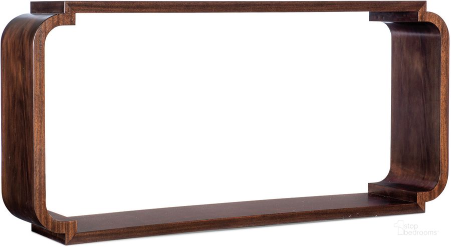 The appearance of Melange Kingston Console Table In Dark Mahogany designed by Hooker in the transitional interior design. This dark mahogany piece of furniture  was selected by 1StopBedrooms from Melange Collection to add a touch of cosiness and style into your home. Sku: 628-80153-89. Material: Wood. Product Type: Console Table. Image1