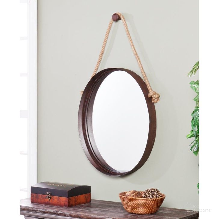The appearance of Melissa Decorative Mirror designed by SEI Furniture in the transitional interior design. This rust piece of furniture  was selected by 1StopBedrooms from Melissa Collection to add a touch of cosiness and style into your home. Sku: WS9361. Material: MDF. Product Type: Accent Mirror. Image1
