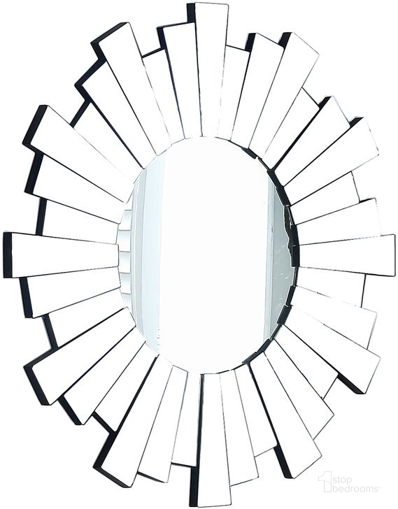 The appearance of Meridian Nexus Series Round Both Decorative Mirror designed by Meridian in the modern / contemporary interior design. This chrome piece of furniture  was selected by 1StopBedrooms from Nexus Collection to add a touch of cosiness and style into your home. Sku: 415-M. Product Type: Accent Mirror. Image1