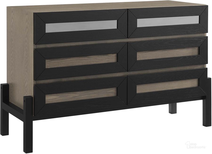 The appearance of Merritt Dresser In Oak designed by Modway in the modern / contemporary interior design. This oak piece of furniture  was selected by 1StopBedrooms from Merritt Collection to add a touch of cosiness and style into your home. Sku: MOD-6682-OAK. Product Type: Dresser. Material: Rubberwood. Image1