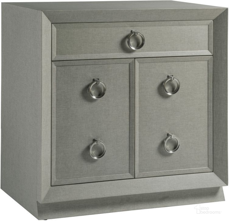 The appearance of Merville Grey Accent Chest and Cabinet 0qb24377505 designed by Luxe Linea in the modern / contemporary interior design. This grey piece of furniture  was selected by 1StopBedrooms from Merville Collection to add a touch of cosiness and style into your home. Sku: 01-2141-974. Product Type: Accent Chest. Image1