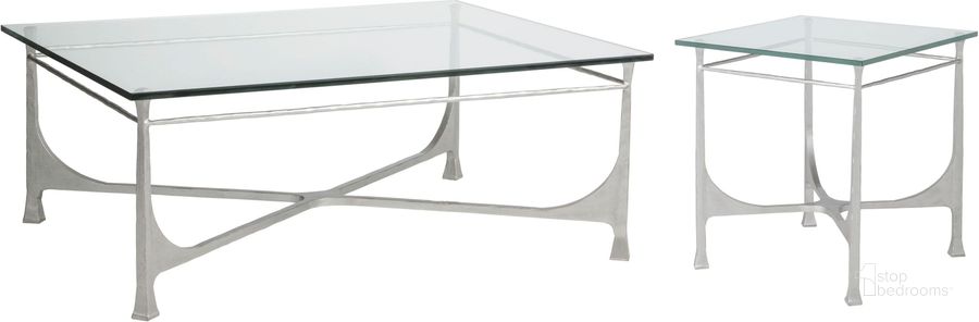 The appearance of Metal Designs Gray Bruno Rectangular Occasional Table Set designed by Artistica Home in the modern / contemporary interior design. This silver piece of furniture  was selected by 1StopBedrooms from Metal Designs Collection to add a touch of cosiness and style into your home. Sku: 01-2231-945-46;01-2231-957-46. Product Type: Occasional Table Set. Image1