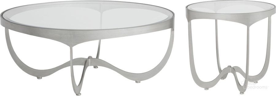 The appearance of Metal Designs Gray Sophie Round Occasional Table Set designed by Artistica Home in the modern / contemporary interior design. This silver piece of furniture  was selected by 1StopBedrooms from Metal Designs Collection to add a touch of cosiness and style into your home. Sku: 01-2232-943-46;01-2232-953-46. Product Type: Occasional Table Set. Image1