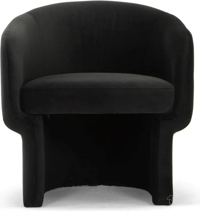 The appearance of Metro Jessie Accent Chair In Black Upholstery designed by Urbia in the modern / contemporary interior design. This black piece of furniture  was selected by 1StopBedrooms from Metro Collection to add a touch of cosiness and style into your home. Sku: VSD-JES-C-BLK. Product Type: Accent Chair. Material: Plywood. Image1
