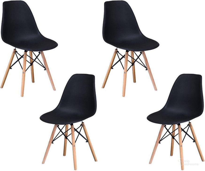 The appearance of Mickey 17.5 Inch Plastic Dining Chair Set of 4 In Black designed by Best Master Furniture in the modern / contemporary interior design. This black piece of furniture  was selected by 1StopBedrooms from Mickey Collection to add a touch of cosiness and style into your home. Sku: G02BC. Product Type: Dining Chair. Material: Plastic. Image1