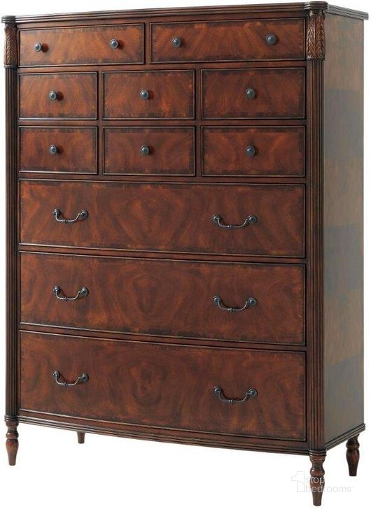 The appearance of Middleton Tallboy Chest designed by Theodore Alexander in the traditional interior design. This  piece of furniture  was selected by 1StopBedrooms from Essential Collection to add a touch of cosiness and style into your home. Sku: 6005-506. Material: Wood. Product Type: Chest.