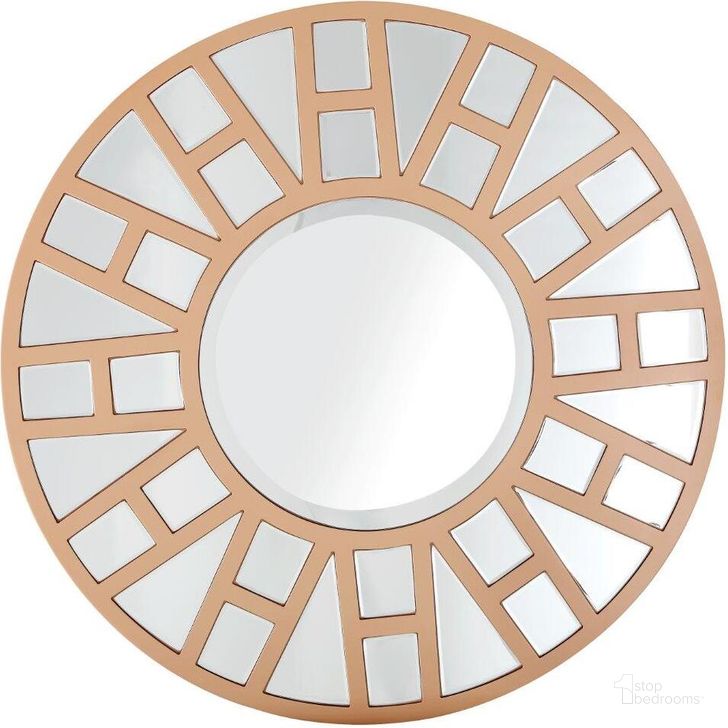 The appearance of Millennium Circular Mirror In Brown designed by Camden Isle Furniture in the traditional interior design. This brown piece of furniture  was selected by 1StopBedrooms from Millennium Collection to add a touch of cosiness and style into your home. Sku: 86317. Material: Wood. Product Type: Mirror. Image1