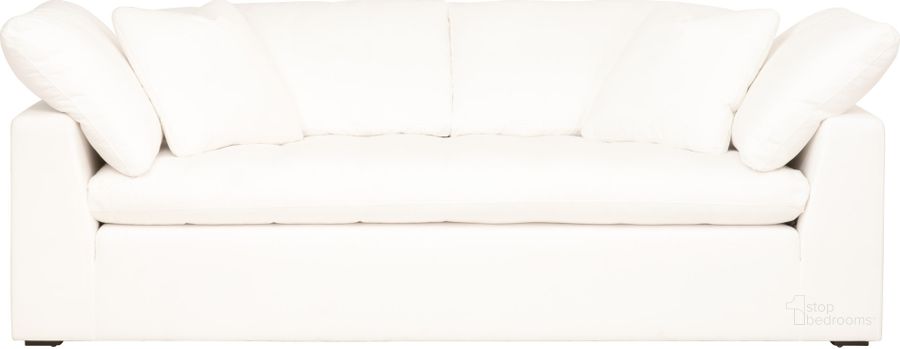 The appearance of Millet Espresso Sofa 0qd24309620 designed by Isaac Tahari in the transitional interior design. This espresso piece of furniture  was selected by 1StopBedrooms from Millet Collection to add a touch of cosiness and style into your home. Sku: 6610-3.LPPRL. Product Type: Sofa. Material: MDF. Image1