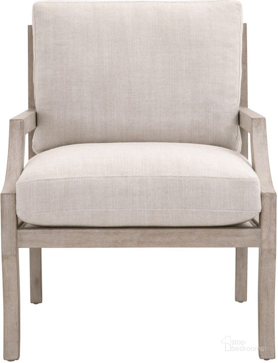 The appearance of Millet Gray Accent Chair 0qd24309630 designed by Isaac Tahari in the transitional interior design. This gray piece of furniture  was selected by 1StopBedrooms from Millet Collection to add a touch of cosiness and style into your home. Sku: 6655.BISQ/NGBE. Material: Wood. Product Type: Accent Chair. Image1