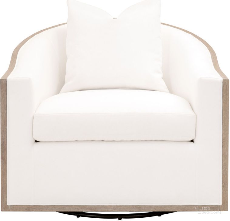 The appearance of Millet Gray Accent Chair 0qd24309641 designed by Isaac Tahari in the transitional interior design. This gray piece of furniture  was selected by 1StopBedrooms from Millet Collection to add a touch of cosiness and style into your home. Sku: 6656.LPPRL/NG. Product Type: Accent Chair. Material: MDF. Image1