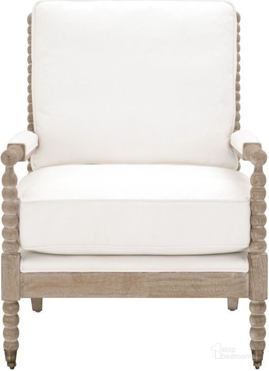 The appearance of Millet White Living Room Chair 0qd24378227 designed by Isaac Tahari in the traditional interior design. This white piece of furniture  was selected by 1StopBedrooms from Millet Collection to add a touch of cosiness and style into your home. Sku: 6648.LPPRL/NG. Material: Wood. Product Type: Living Room Chair. Image1