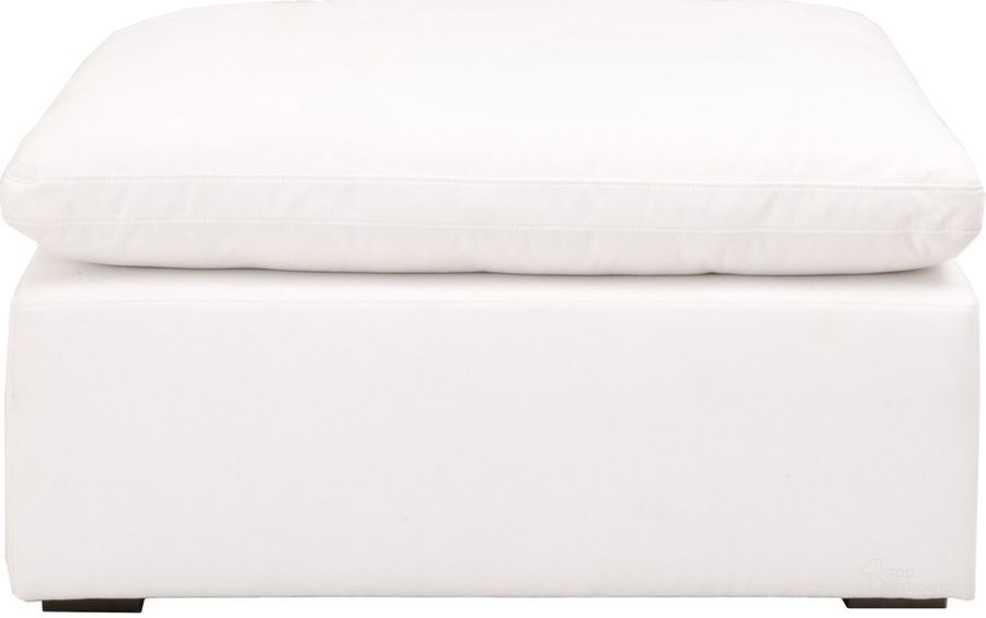 The appearance of Millet White Ottoman 0qd2345069 designed by Isaac Tahari in the modern / contemporary interior design. This white piece of furniture  was selected by 1StopBedrooms from Millet Collection to add a touch of cosiness and style into your home. Sku: 6610-0.LPPRL. Material: Fabric. Product Type: Ottoman. Image1