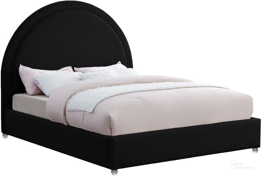 The appearance of Milo Black Fabric Full Bed designed by Meridian in the modern / contemporary interior design. This black piece of furniture  was selected by 1StopBedrooms from Milo Collection to add a touch of cosiness and style into your home. Sku: MiloBlack-F-1;MiloBlack-F-2. Bed Type: Platform Bed. Material: Wood. Product Type: Platform Bed. Bed Size: Full. Image1