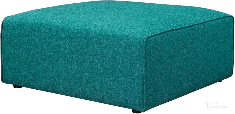 The appearance of Mingle Teal Fabric Ottoman designed by Modway in the modern / contemporary interior design. This teal piece of furniture  was selected by 1StopBedrooms from Mingle Collection to add a touch of cosiness and style into your home. Sku: EEI-2726-TEA. Material: Polyester. Product Type: Ottoman. Image1