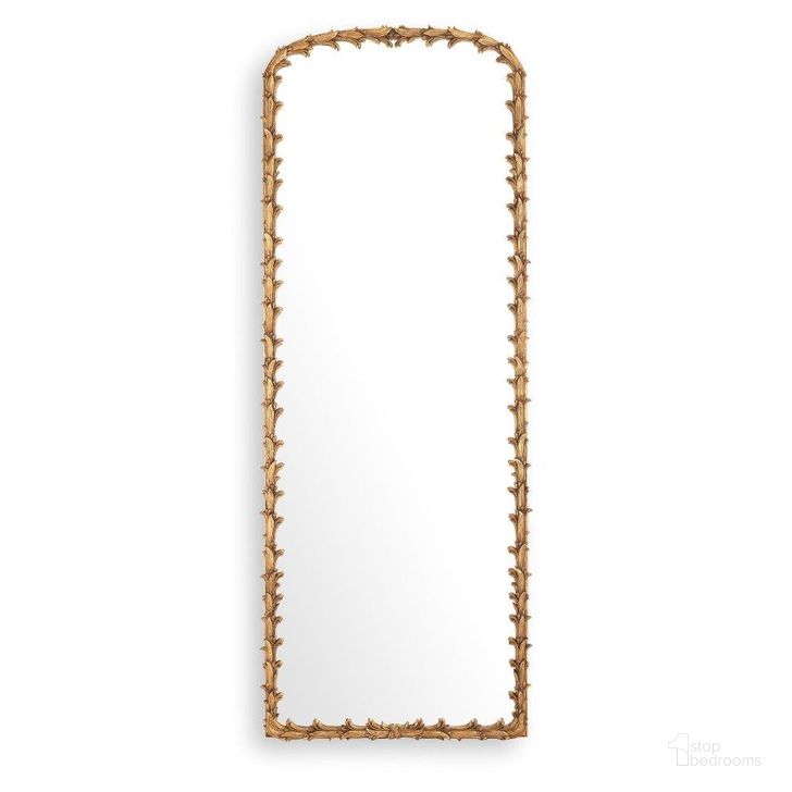 The appearance of Mirror Guinevere L Antique Gold Finish designed by Eichholtz in the modern / contemporary interior design. This gold piece of furniture  was selected by 1StopBedrooms from Guinevere Collection to add a touch of cosiness and style into your home. Sku: 114356. Product Type: Wall Mirror. Image1
