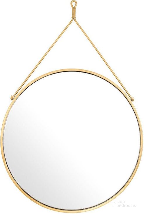 The appearance of Mirror Morongo Gold Finish designed by Eichholtz in the modern / contemporary interior design. This gold piece of furniture  was selected by 1StopBedrooms from Morongo Collection to add a touch of cosiness and style into your home. Sku: 113246. Product Type: Wall Mirror. Image1