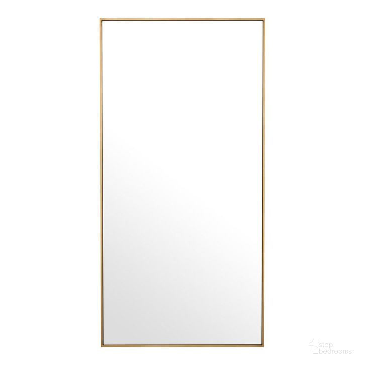 The appearance of Mirror Redondo S Brushed Brass Finish designed by Eichholtz in the modern / contemporary interior design. This brass piece of furniture  was selected by 1StopBedrooms from Redondo Collection to add a touch of cosiness and style into your home. Sku: 113296. Product Type: Wall Mirror. Material: Brass. Image1