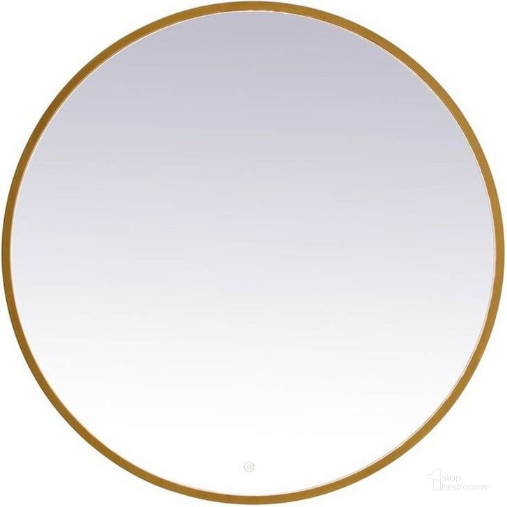 The appearance of Mistyvale Brass Dresser Mirror 0qd24306741 designed by Atelier Home in the transitional interior design. This brass piece of furniture  was selected by 1StopBedrooms from Mistyvale Collection to add a touch of cosiness and style into your home. Sku: MR4818BR. Material: Metal. Product Type: Mirror. Image1
