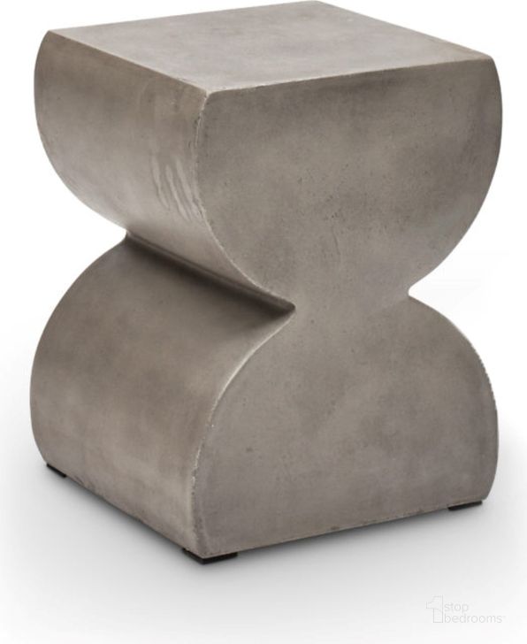 The appearance of Mixx Harper Stool In Dark Grey designed by Urbia in the modern / contemporary interior design. This dark grey piece of furniture  was selected by 1StopBedrooms from Mixx Collection to add a touch of cosiness and style into your home. Sku: VGS-HARPE-STOOL. Product Type: Accent Stool. Material: Concrete. Image1