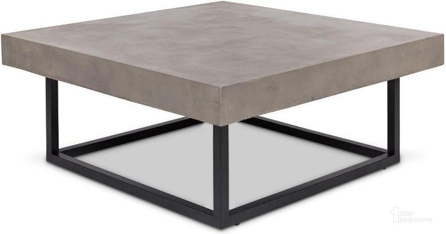 The appearance of Mixx Miami Coffee Table In Black Frame And Dark Grey Top designed by Urbia in the modern / contemporary interior design. This dark grey piece of furniture  was selected by 1StopBedrooms from Mixx Collection to add a touch of cosiness and style into your home. Sku: VGS-MIAMI-SQ-CT. Product Type: Coffee Table. Material: Stainless Steel. Image1