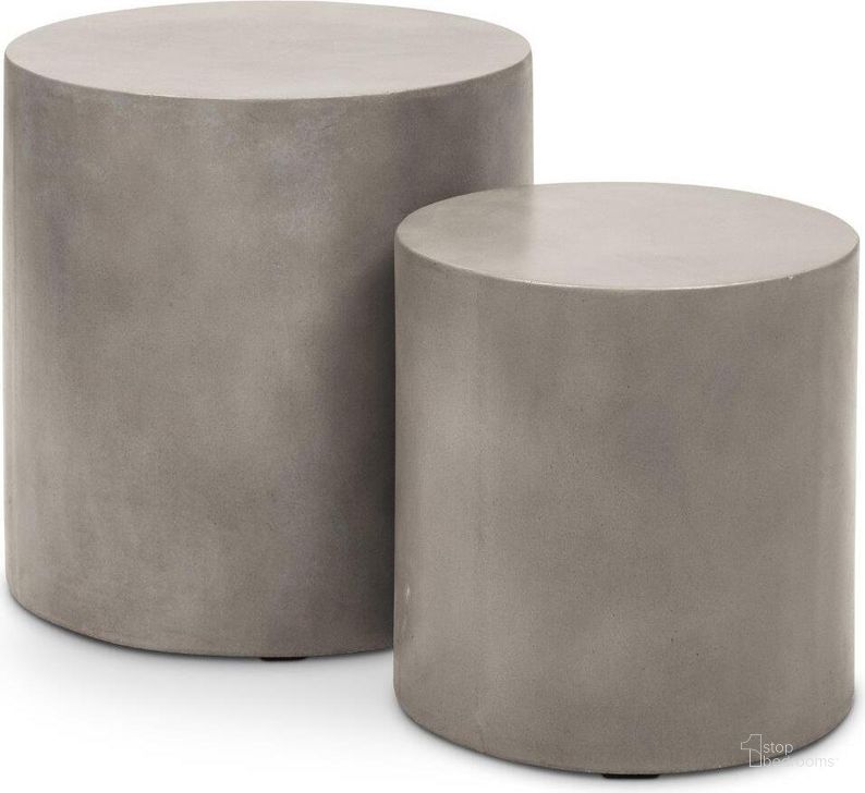 The appearance of Mixx Una Pedestal Set Of 2 In Dark Grey designed by Urbia in the modern / contemporary interior design. This dark grey piece of furniture  was selected by 1StopBedrooms from Mixx Collection to add a touch of cosiness and style into your home. Sku: VGS-UNA-PED. Product Type: Pedestal. Material: Concrete. Image1